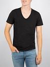 Levi's T-Shirt V-Hals Zwart 2-Pack Model / Voorkant