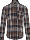 Anerkjendt Shirt Leif Checks Brown Navy 901238-3059 order online | Suitable