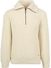 Armor-Lux Camionneur Half Zip Trui Wol Ecru 79502-502 kopen | Suitable