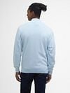 Barbour Half Zip Pullover Light Blue Model / Achterkant