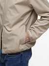 Barbour Korbel Jacket Khaki Model / Detail