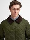 Barbour Liddesdale Quilt Groen Model / Detail