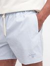 Barbour Short De Bain Somerset Bleu Clair Model / Detail