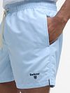 Barbour Shorts de Bain Logo Bleu Clair Model / Detail