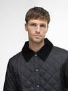 Barbour Veste Liddesdale Piqué Noir Model / Detail