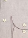 Profuomo Shirt Peached Herringbone Flannel Beige