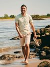 Suitable Short Ferdinand Beige Model / Voorkant
