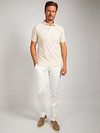 Suitable Mang Polo Shirt Ecru  Model / Voorkant