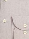 Profuomo Shirt Peached Herringbone Flanel Beige