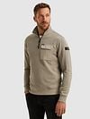 PME Legend Half Zip Sweater Interlock Jersey Khaki