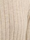 Profuomo Pullover Rib Wool Blend Sand Product / Detail