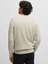 BOSS Pullover Kanovano Greige Model / Achterkant