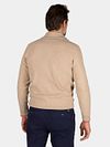 NZA Half Zip Sweater Ralph Beige Model / Achterkant