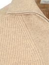 Profuomo Half Zip Pullover Wol Sand Product / Detail