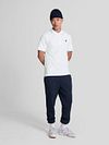 Lyle and Scott Polo Blanc Model / Voorkant
