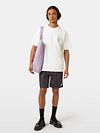 Scotch & Soda T-Shirt Artwork Blanc Model / Voorkant