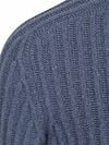 Suitable Pullover Boiled Wool Blau