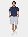 NZA T-shirt Franklin Light Navy Model / Voorkant