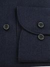 Profuomo Hemd Peached Twill Flanel Navy Product / Detail