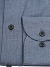 Profuomo Overhemd Peached Twill Flanel Blauw Product / Detail