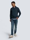 No Excess Half Zip Trui Navy Model / Voorkant
