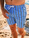 Suitable Zwembroek Stripe Blauw Model / Detail