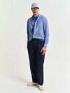 Gant Chemise Lin Bleu Model / Voorkant