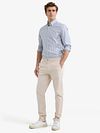 McGregor Chemise Oxford Rayures Bleu Model / Voorkant