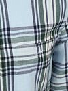 Gant Chemise Flannel Bleu A Carreaux