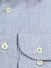 Profuomo Shirt Peached Herringbone Flannel Bleu