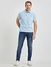 McGregor Polo Piqué Bleu Clair Model / Voorkant
