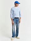 Gant Pullover Col-V Bleu Clair Model / Voorkant
