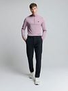 No Excess Chino 4-Way Stretch Sedoc Navy Model / Voorkant