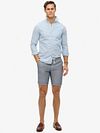 Superdry Short Linen Merchant navy Stripe Model / Voorkant