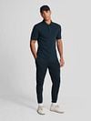 Lyle and Scott Tonal Eagle Polo Marine Model / Voorkant