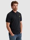 PME Legend Half-Zip Poloshirt Piqué Interlock Marine Model / Voorkant