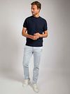 Suitable Piqué T-shirt De Lin Marine Model / Voorkant