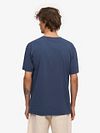 Colorful Standard T-shirt Bleu Model / Achterkant