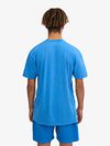 Colorful Standard T-shirt Bleu Pacific Model / Achterkant