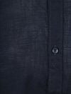 Suitable Short Sleeves Shirt Cotton Slub Navy Product / Detail