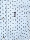 State of Art Shirt Poplin Eye Printed Stripe Grey Product / Detail