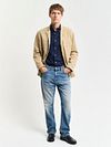 Gant Casual Shirt Poplin Navy Model / Voorkant