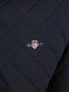 Gant Quilted Mocker Sweater Navy