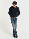 Gant Pullover Cable Navy Model / Voorkant