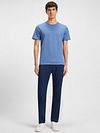 BOSS Chino Sanderson Linen Blend Dark Blue Model / Voorkant