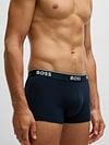 BOSS Short Boxer Shorts Power 3-Pack Dark Blue 480 Model / Zijkant