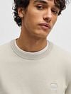 BOSS Pullover Kanovano Greige Model / Detail