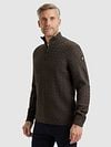 Vanguard Halfzip Pullover Braun Model / Voorkant