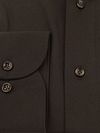 Profuomo Japanese Knitted Shirt Dark Brown Product / Detail