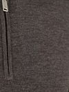 Profuomo Half Zip Pullover Merino Wool Dark Brown Product / Detail